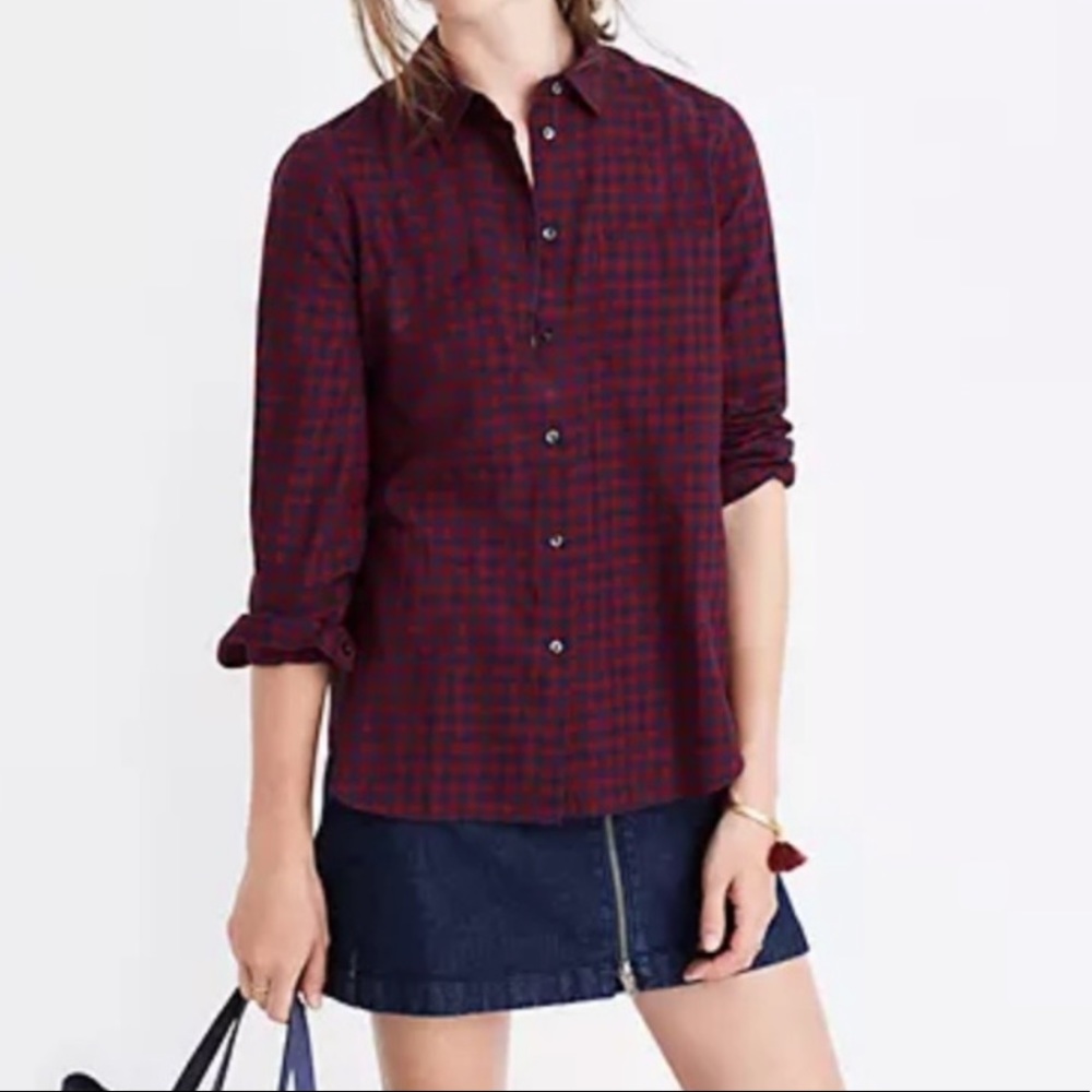Madewell Ex-boyfriend Shrunken Button Down Shirt